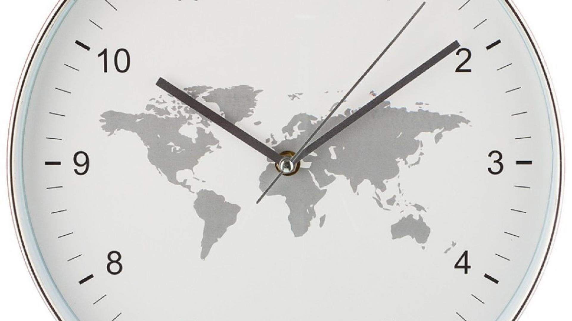 Часы Настенные World Map D=31См
