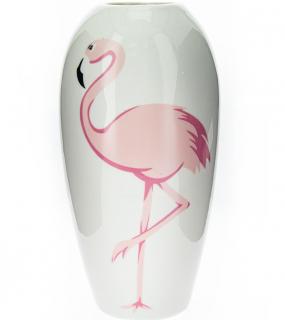 Ваза Декоративная Фламинго Фарфор 26См